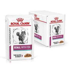 ROYAL CANIN VHN CAT RENAL FISH GRAVY konservi kaķiem mērcē 85g